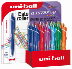 BOLIGRAFO UNI-BALL JETSTREAM 0.7 ROJO