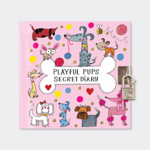 RACHEL ELLEN DIARIO C/CANDADO DOGS /PLAYFUL PUPS