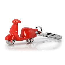 LLAVERO MORPHOSE SCOOTER ROJA