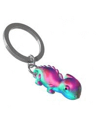 LLAVERO MORPHOSE ANIMALS - CAMALEON
