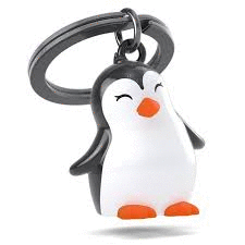 LLAVERO METAL MORPHOSE ANIMALS - PINGUINO