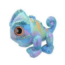 PELUCHE ORBYS CAMALEON 15CM