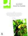 PAPEL Q-CONNECT FOTO GLOSSY -KF-01103 -DIN-A4 -DIGITAL PHOTO -PARA INK-JET -BOLSA DE 20 HOJAS DE 180