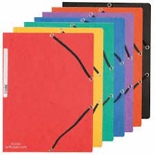 CARPETA CARTON SOLAPAS ROJO