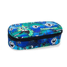 PORTATODO CAMPUS WIGGLY EYES BLUE COOLPACK
