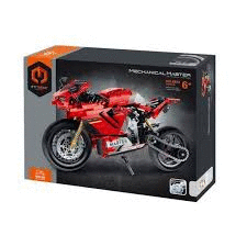 IMMASTER MOTOCICLETA ROJA 557PIEZAS