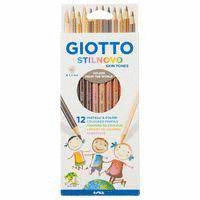 LAPICES DE COLORES GIOTTO STILNOVO 12 COLORES SKIN TONES