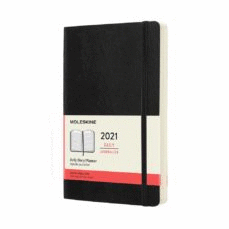 2021 AGENDA MOLESKINE 12M DIARIA L NEGRA BLANDA