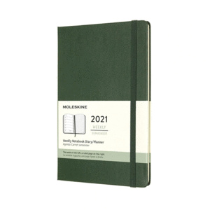 AGENDA MOLESKINE VERDE MIRTO LARGE