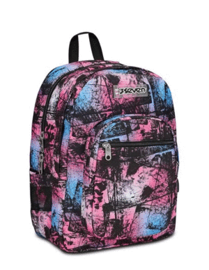 MOCHILA GRANDE SEVEN FREETHINK RASPBERRY ROSE BACK 3C9