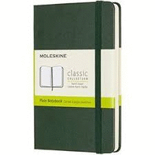 LIBRETA CLASICA TAPA DURA VERDE MIRTO P LISA