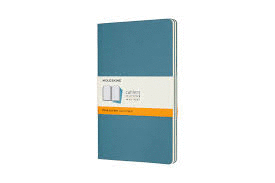 LIBRETAS CAHIER AZUL ELECTRICO  L RAYAS (SET DE 3)