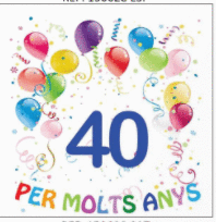 TARJETA FELICITACION PER MOLTS ANYS CON NUMEROS