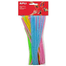 APLI LIMPIAPIPAS COLORES FLUOR BOLSA DE 50