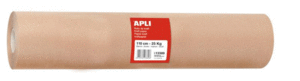 ROLLO PAPEL KRAFT MARRON APLI 80GR. 110CM 25 KILOS