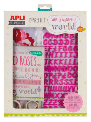 APLI KIT SCRAP WONDERFUL WORLD