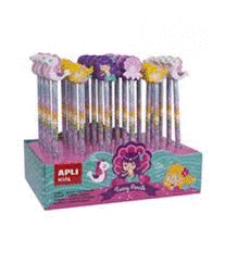 LAPIZ APLI CON GOMA SIRENAS 