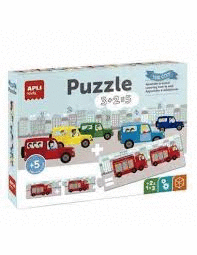 PUZZLE APRENDE A SUMAR TRANSPORTES APLI KIDS