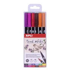 PACK 12 ROTULADORES PINCEL DUO BRUSH MARKER