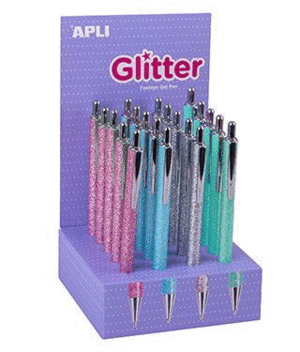 BOLIGRAFO GLITTER COLORES SURTIDOS