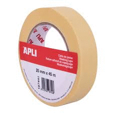 APLI 13384 - Cinta adhesiva celo doble cara 7 mm x 10 m 