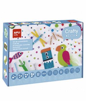 CAJA SET MANUALIDADES CRAFTY BOX APLI KIDS