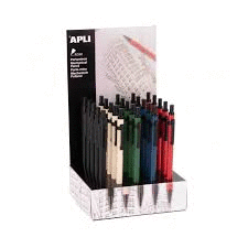 PORTAMINAS APLI 0,7 METAL HEXA COLORES SURTIDOS