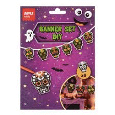 APLI CRAFT KIT HALLOEEN BANNER SET CALAVERAS DIY