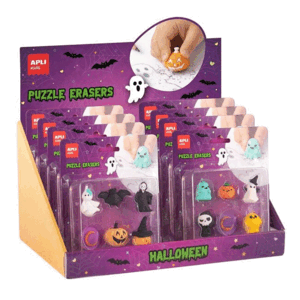 GOMA DE BORRAR  HALLOWEEN PUZZLE APLI 