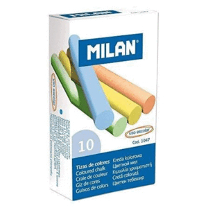 CAJA DE TIZAS MILAN REDONDAS COLORES