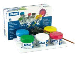 TEMPERA MILAN 6 COLORES 40ML