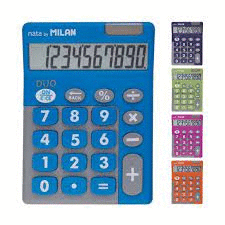 CALCULADORA MILAN TOUCH DUO 10DIGITOS