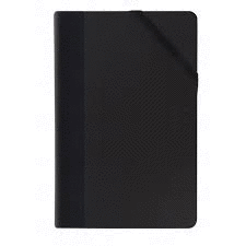 LIBRETA COSIDA A5 COLOURS NEGRA LISA MILAN PAPERBBOK