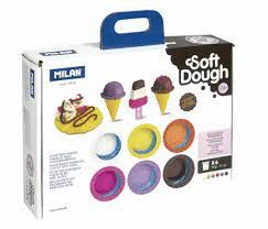 PLASTELINA SOFT DOUCH 6 COLOURS ICE CREAMS MILAN