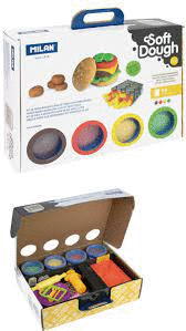 CAJA SOFT DOUGH X4 HABURGUESAS MILAN