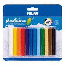 PACK 12 PLASTELINA MILAN 140GR 