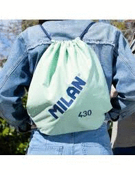 MOCHILA CUERDAS MILAN SINCE 1918 VERDE 430