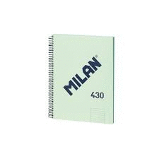 LIBRETA MICROPERFORADA PAUTA A4 80H 95G 1918 VERDE MILAN