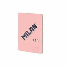 LIBRETA A/4 ENCOLADA PAUTA 5X5 48H 95G 1918 ROSA MILAN