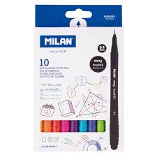 ROTULADORES 10 FINALINER SWAY 0,4MM MILAN PUNTA FINA