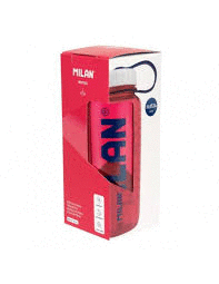 BOTELLA TRANSPARENTE TRITAN 650ML MILAN NATA 624