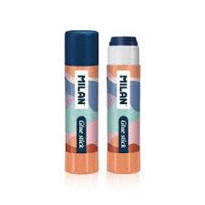 PEGAMENTO COLOR INVISIBLE AZUL BARRA COLA 21G MILAN THE FUN
