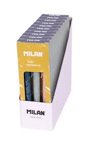 PACK 3 BOLIGRAFOS MILAN LAVA P1 AZUL