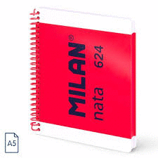 LIBRETA MICROPERFORADA PAUTA A5 80H 95G NATA 624 MILAN