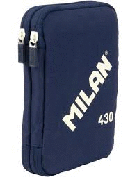 ESTUCHE 2 PISOS LLENO 430 AZUL MILAN