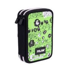 ESTUCHE 2 PISOS TANDEM VERDE MILAN