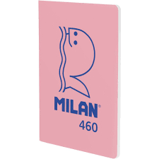 LIBRETA A5 GRAPA LISA 24H 95G 460 ROSA MILAN