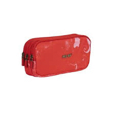 PORTATODO 3 CREMALLERAS LAVA ROJO MILAN