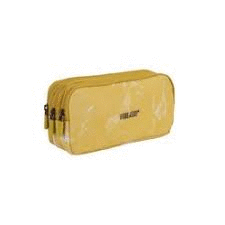 PORTATODO 3 CREMALLERAS LAVA AMARILLO MILAN