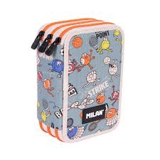 ESTUCHE 3 PISOS SPORTS MILAN